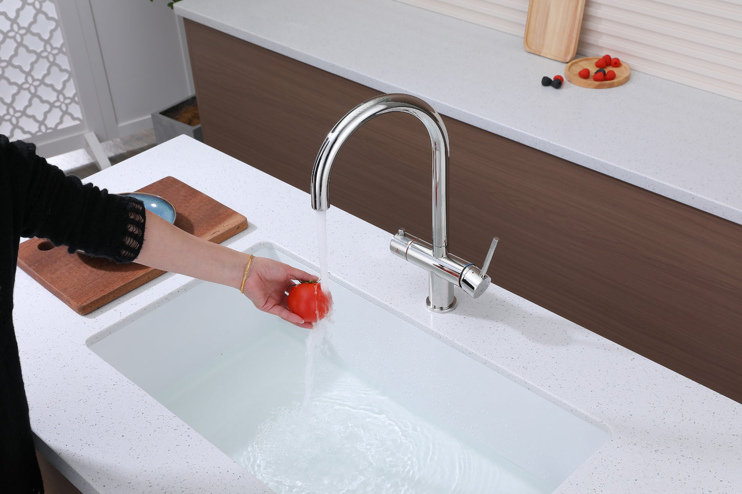 OSP Chrome 3-in-1 Boiling Water Tap