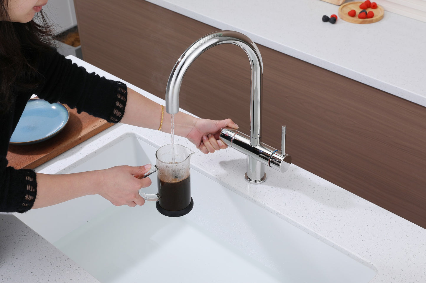 OSP Chrome 3-in-1 Boiling Water Tap