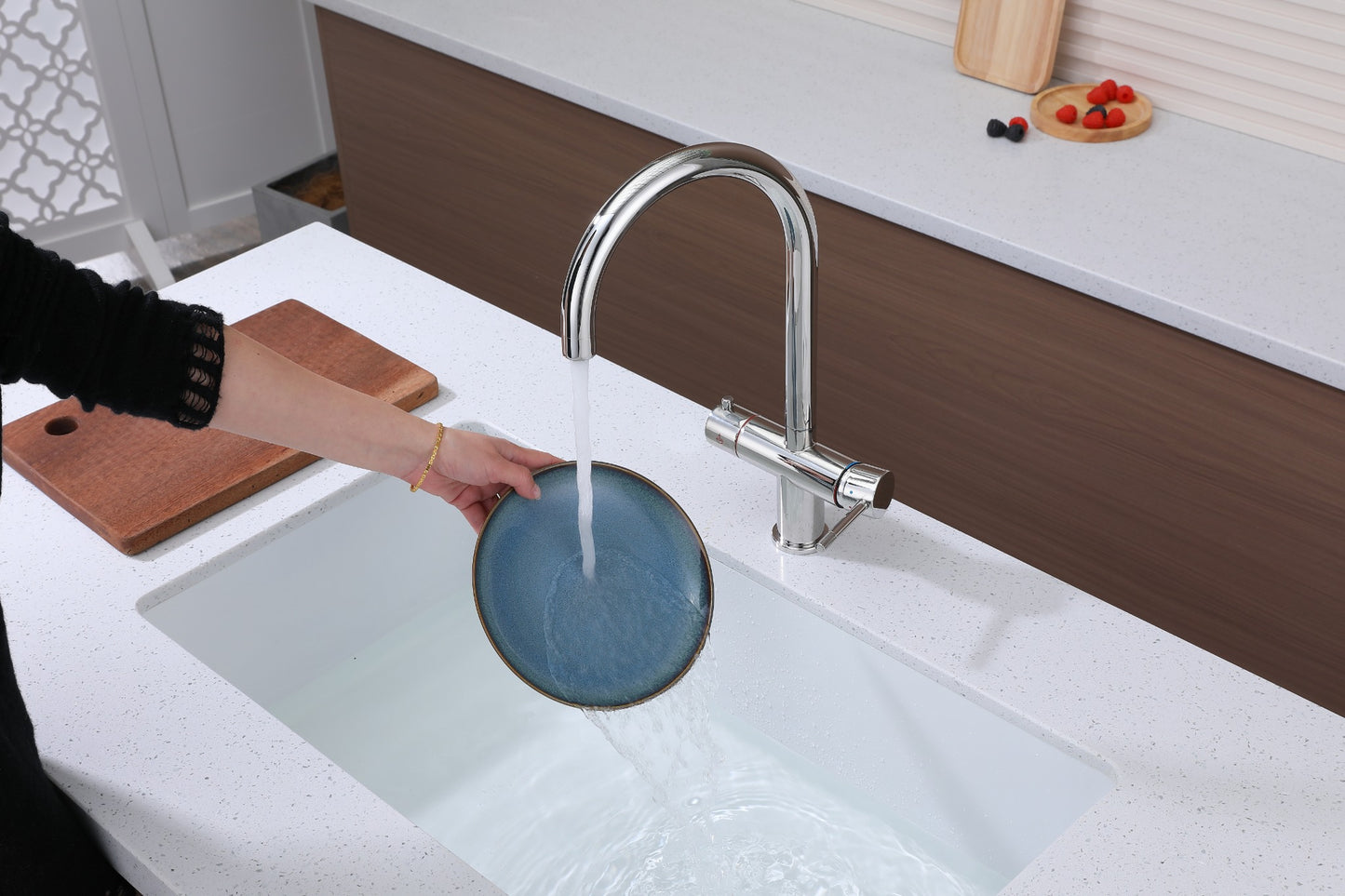 OSP Chrome 3-in-1 Boiling Water Tap